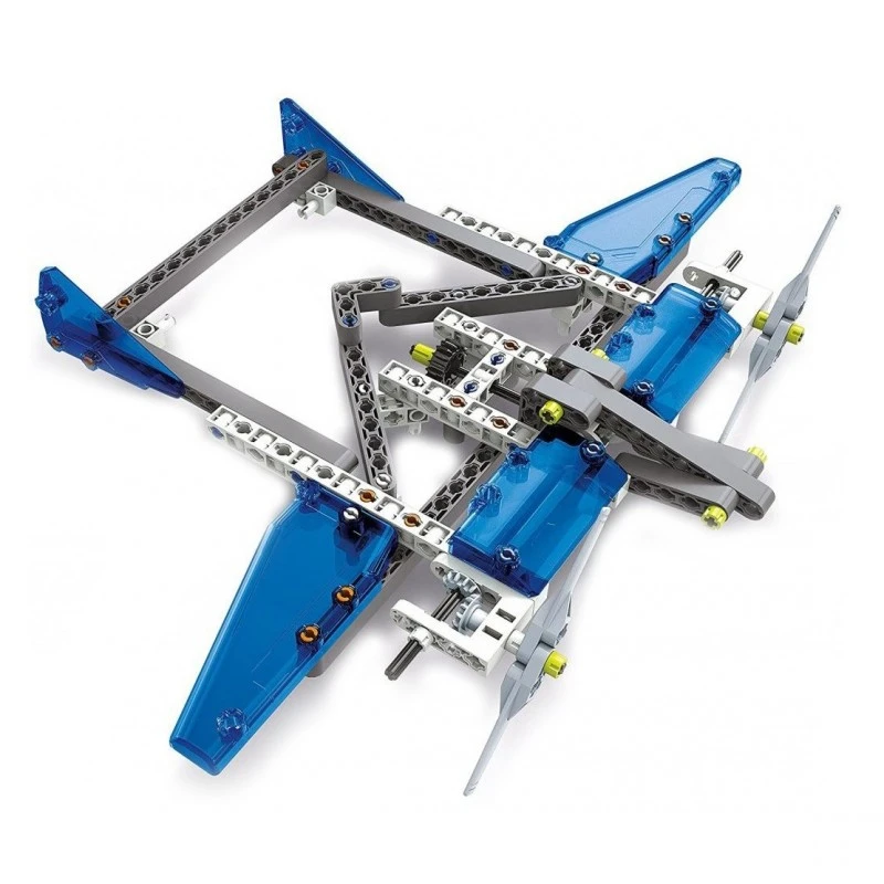 Конструктор Clementoni Mechanics Laboratory - Самолети и Хеликоптери , 200 елемента, 39 x 6.5 x 27 cm, 8+ години