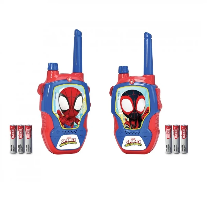 Детско Уоки-токи Disney Spidey, Walkie Talkie, 10x6.5 cm, 203272002