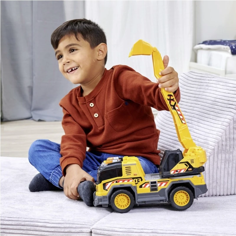 Багер Dickie Toys, Звук и светлини, 30 cm, 3+ години