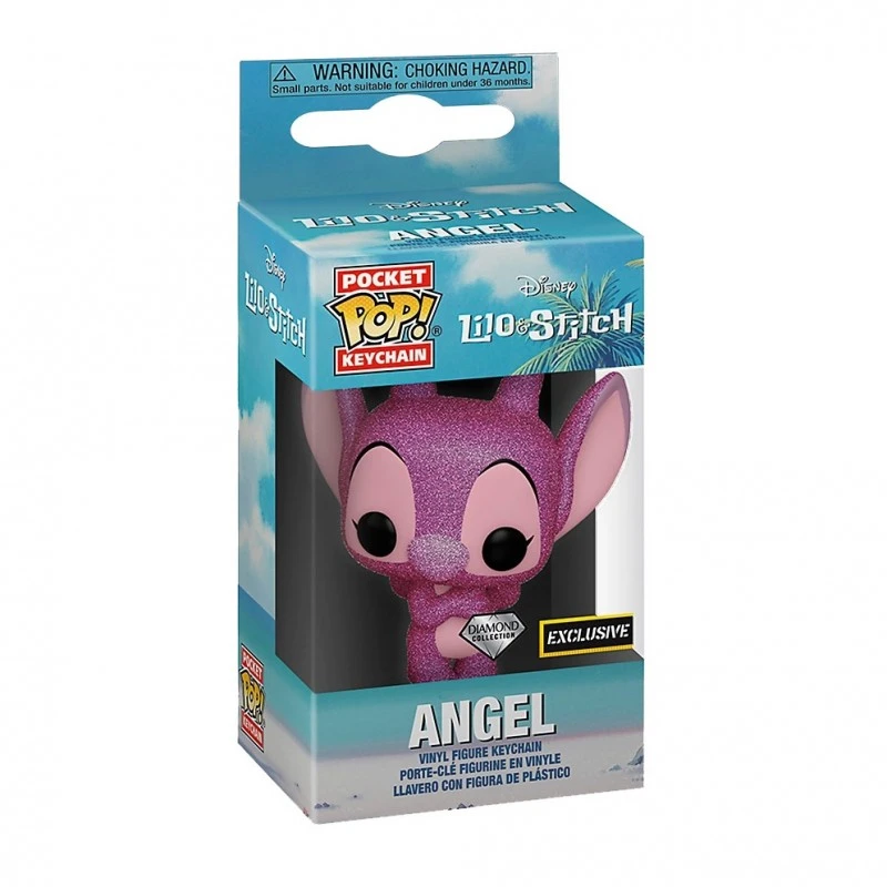 Ключодържател с фигурка Funko Pocket Pop, Disney Lilo & Stitch - Angel, 5 см.