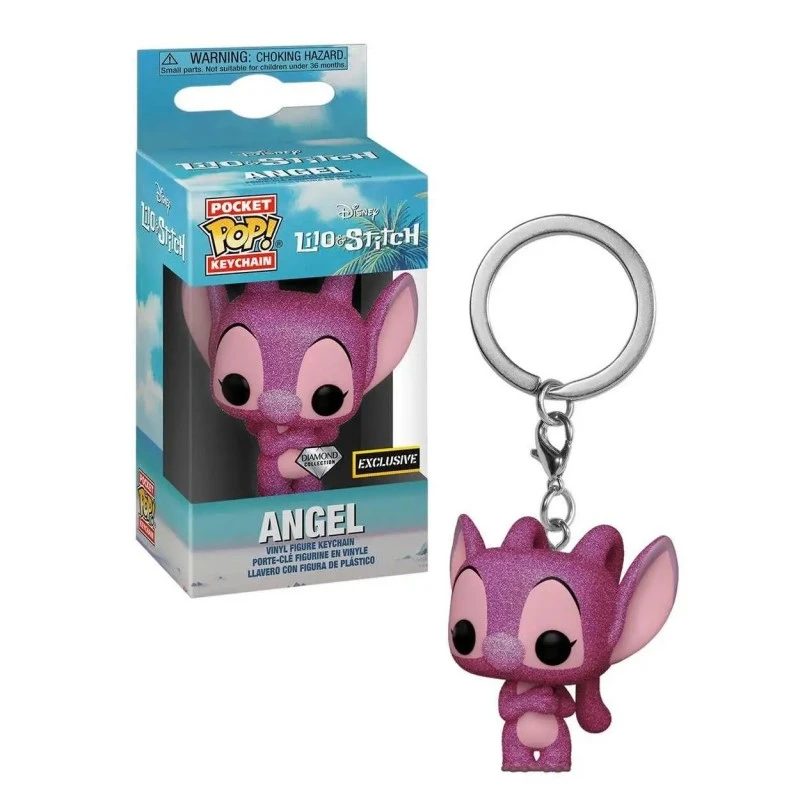 Ключодържател с фигурка Funko Pocket Pop, Disney Lilo & Stitch - Angel, 5 см.