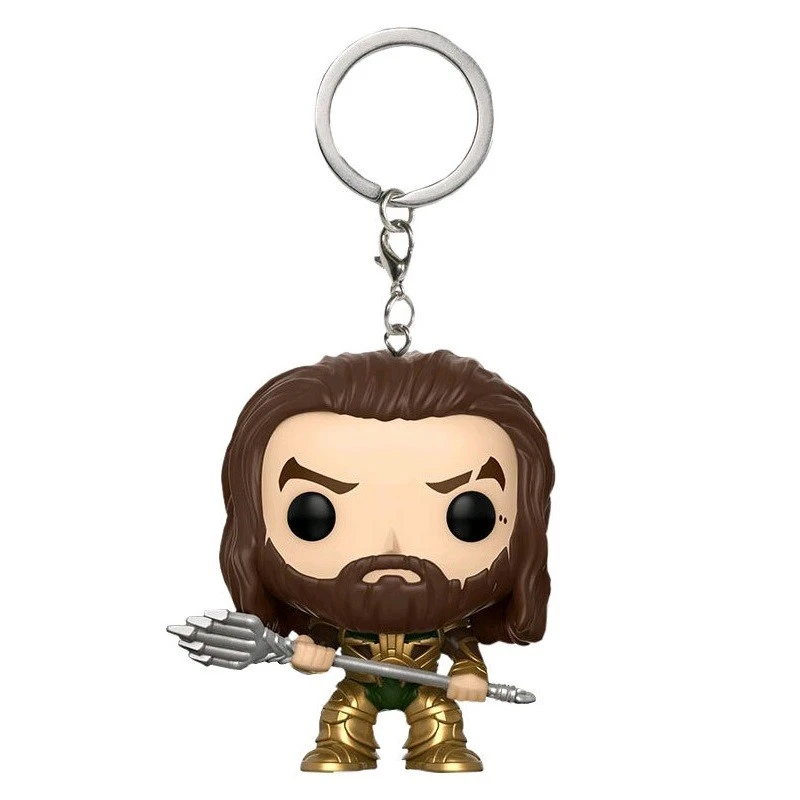 Ключодържател с фигурка Funko Pocket POP Comics: Justice League Aquaman, 3+ години