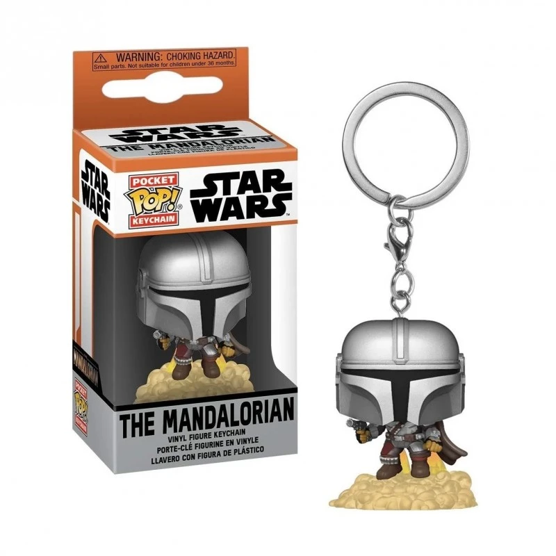 Ключодържател с фигурка Funko Pocket POP: Star Wars The Mandalorian, 3+ години