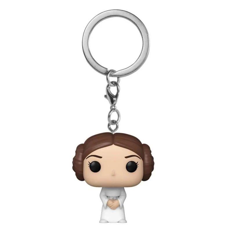 Ключодържател с фигурка Funko Pocket POP: Star Wars, Princess Leia, 3+ години