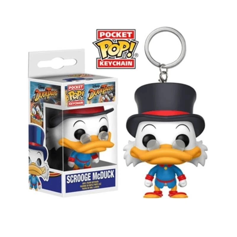 Ключодържател с фигурка Funko Pocket Pop Disney, Scrooge McDuck, 5 cm