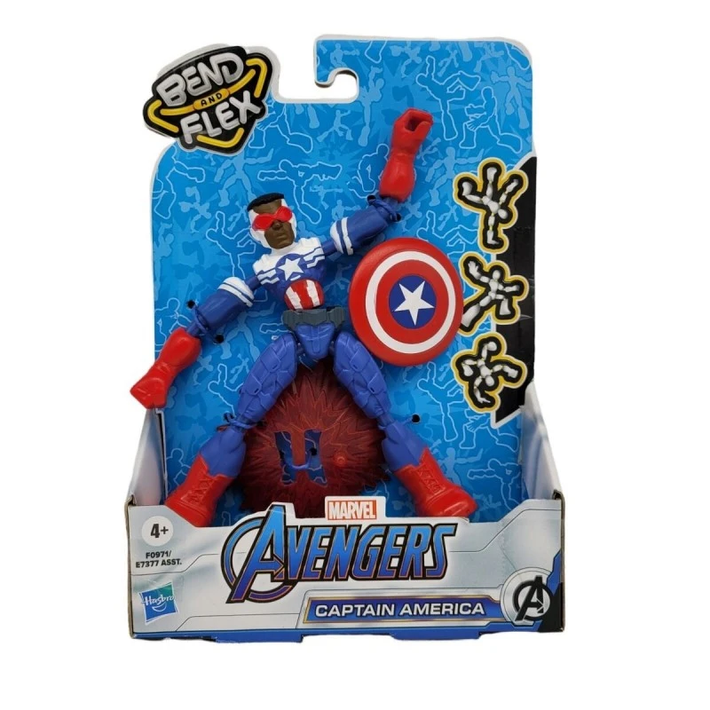 Фигурка Hasbro Marvel Avengers Bend And Flex Captain America 15cm