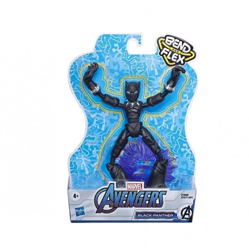 Фигурка Hasbro Marvel Avengers Bend And Flex Black Panter, 15cm