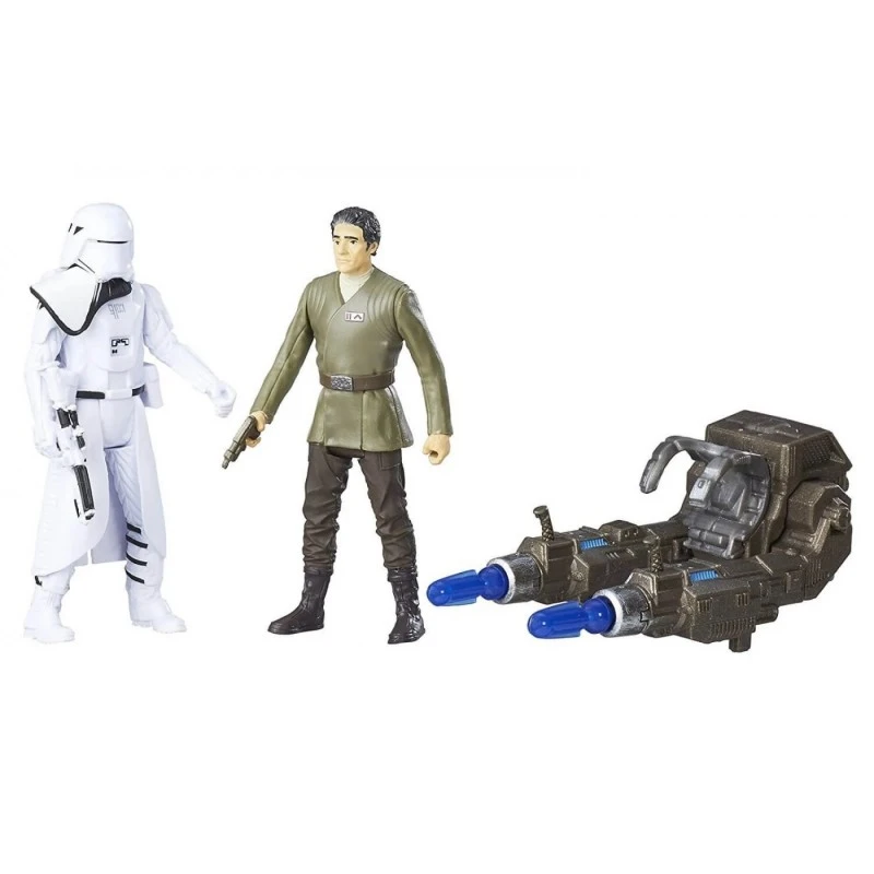 Hasbro Star Wars Rogue One: Комплект 2 екшън фигури с оръжие (10cm) Imperial Death Trooper & Rebel Commando Pao, B7259
