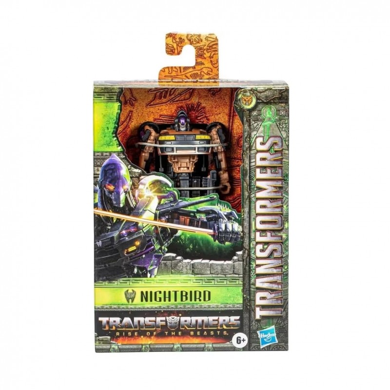 Фигура Трансформърс: Hasbro Transformers Rise Of The Beasts Nightbird Deluxe Class 12.5 cm, F5492