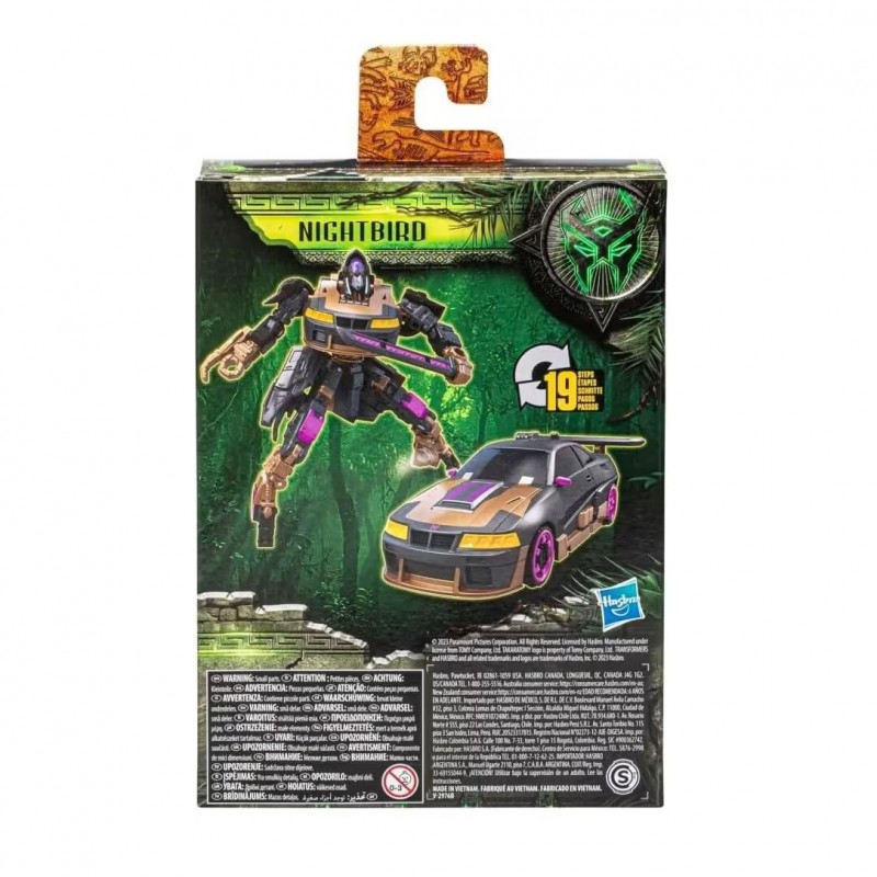 Фигура Трансформърс: Hasbro Transformers Rise Of The Beasts Nightbird Deluxe Class 12.5 cm, F5492