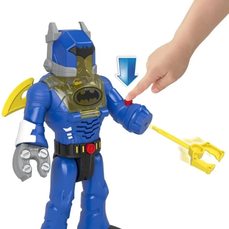 Комплект за игра Imaginex DC Super Friends, Робот с фигурка Batman Insider & Exo Suit, 30 cm, 3+ години