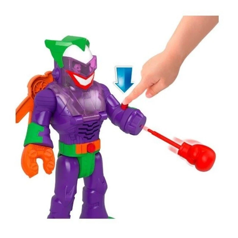 Комплект за игра Imaginex DC Super Friends, Робот с фигурка The Joker Battling Robot, 30 cm, 3+години