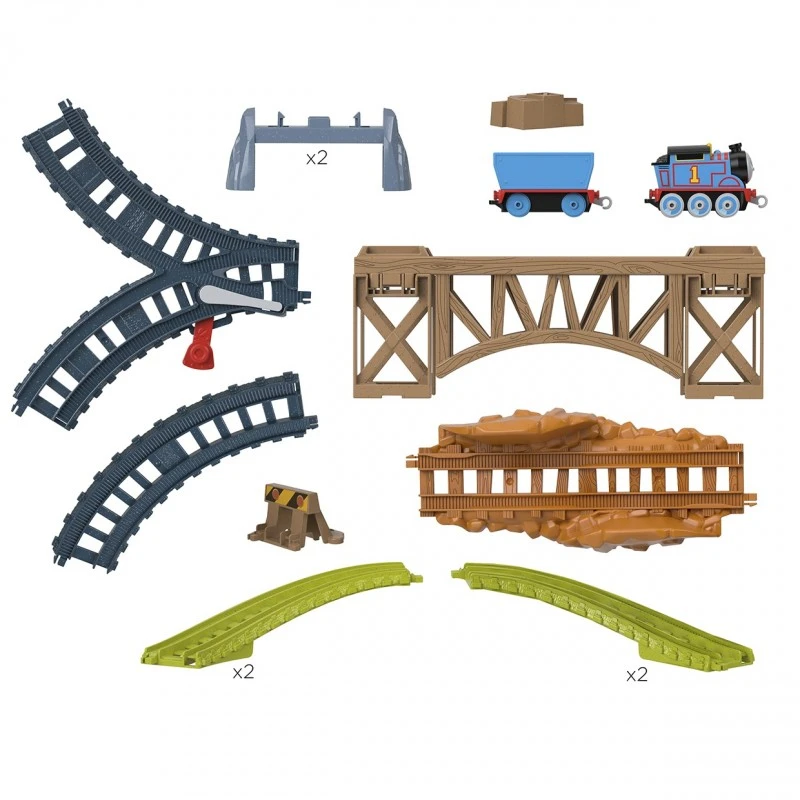 Игрален комплект ТОМАС и Приятели, Thomas & Friends Wooden Bridge Delivery Set от серията TrackMaster, HHV79