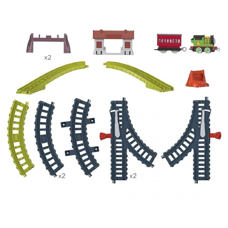 Игрален комплект Пърси на разходка Thomas & Friends Percys Passenger Run от серията TrackMaster Push Along, HGY84
