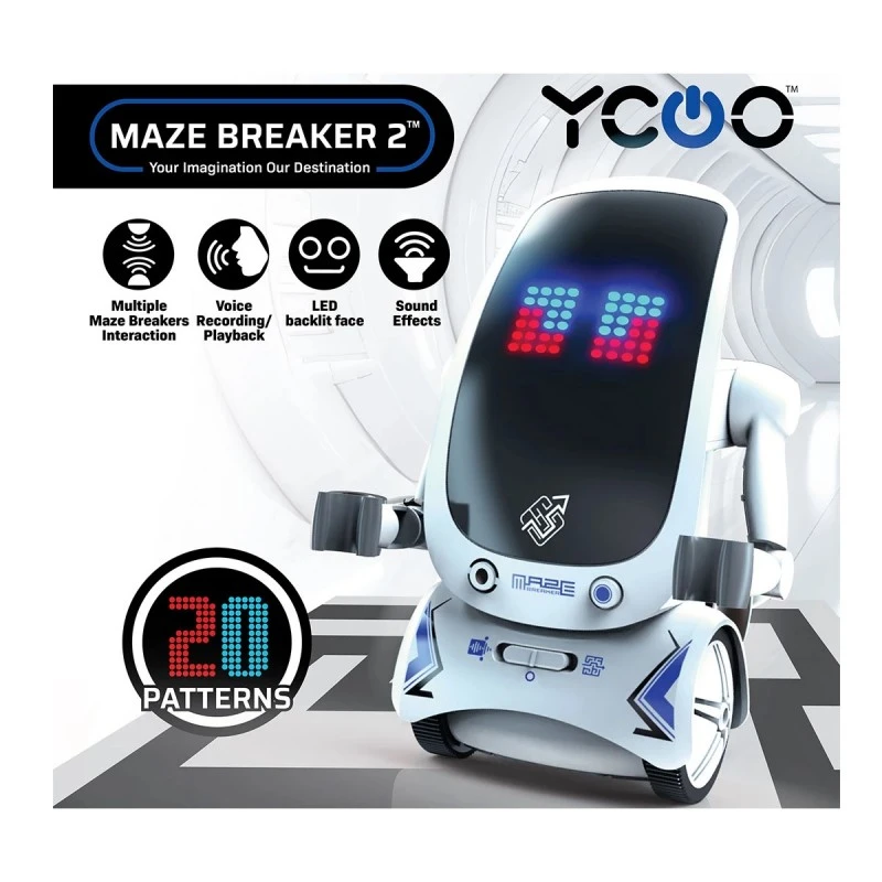 Мини робот с радио управление Silverlit Maza Breaker 2, 13.50 x 10.5 cm, 5+ години