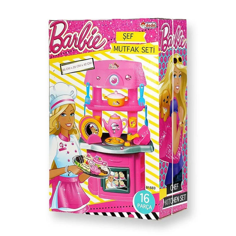 Детска кухня Barbie, С аксесоари, 65х 25 х 42 cм