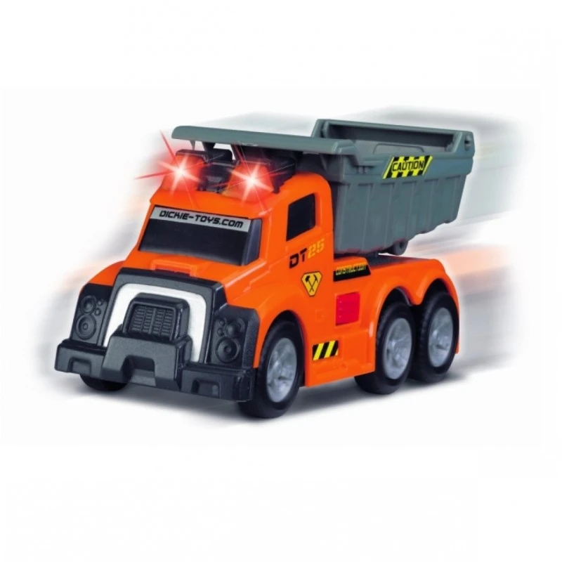 Dickie Самосвал със светлини и звук Екшън Сирийс (15см.), Dump Truck Action series, 203413580