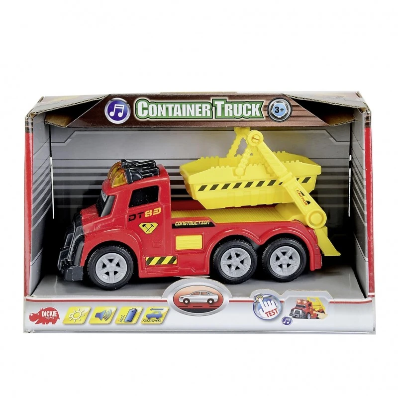 Dickie Камион с контейнер със светлини и звук Екшън Сирийс (15см.), Mobile crane Action series, 203413581