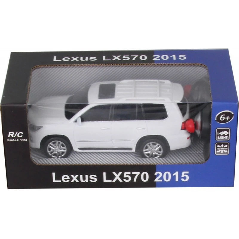 Метална кола 1:24 R/C Lexus LX570, Радиоуправляем модел, Светлини, 28x14x11 cm
