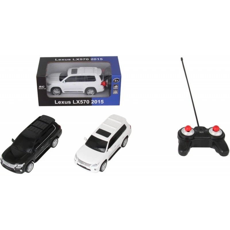 Метална кола 1:24 R/C Lexus LX570, Радиоуправляем модел, Светлини, 28x14x11 cm