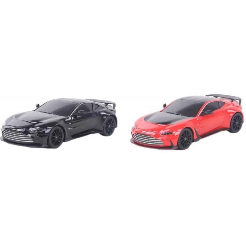 Метална кола 1:24 R/C Aston Martin 2022 V12 Vantage, Радиоуправляем модел, Светлини, 27x14x11 cm