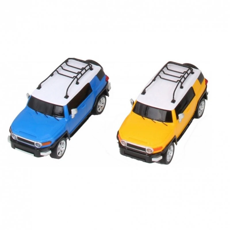 Метална кола 1:24 R/C Toyota FJ Cruiser със дистанционно тип волан, Радиоуправляем модел, Светлини, 42x13x29 cm