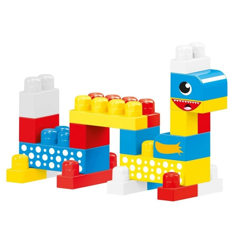 Моят първи конструктор в чанта DOLU, 100 части, 29x11x34 см, Над 1+ години