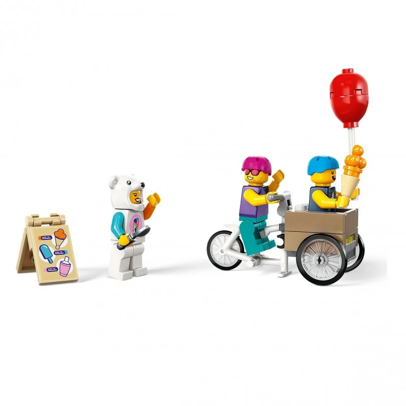 LEGO City Town - Магазин за сладолед, 296 части, 6+ години