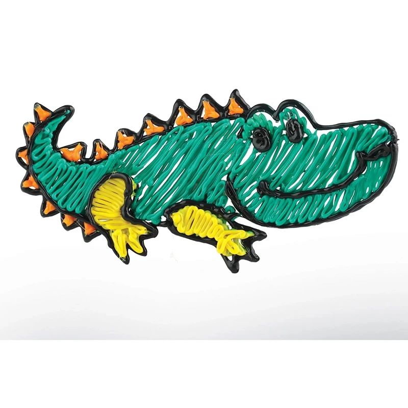 Химикал за рисуване на 3D картинки на животни с 8 креативни модела, 3D Pen Fantasy animals, 7 x 34 x 32.3 см