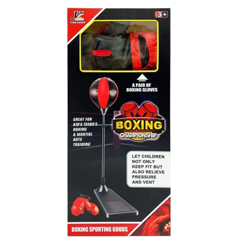 Боксова круша с ръкавици, Boxing  Championship King Sport, 70-110 cm