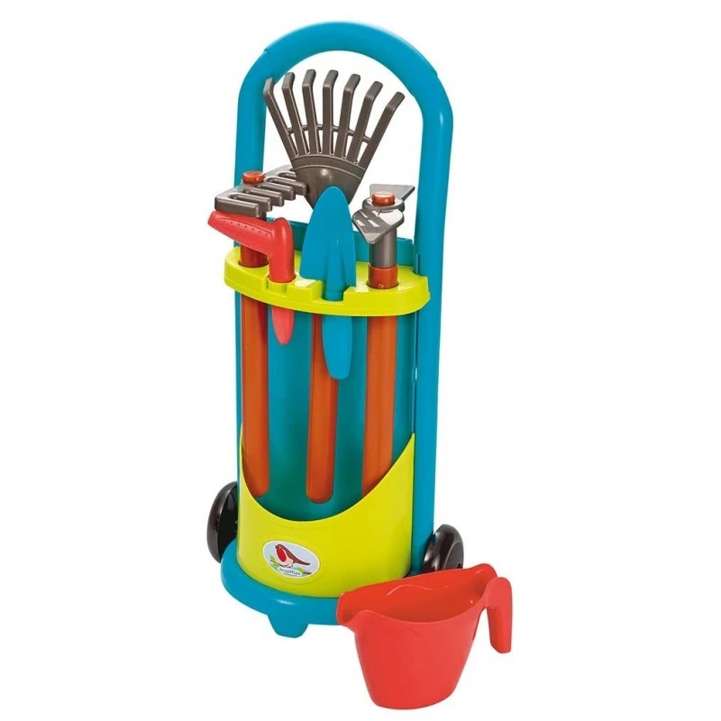 Ecoiffier Детска градинска количка с аксесоари, 18 х 57 х 27 см, 4339