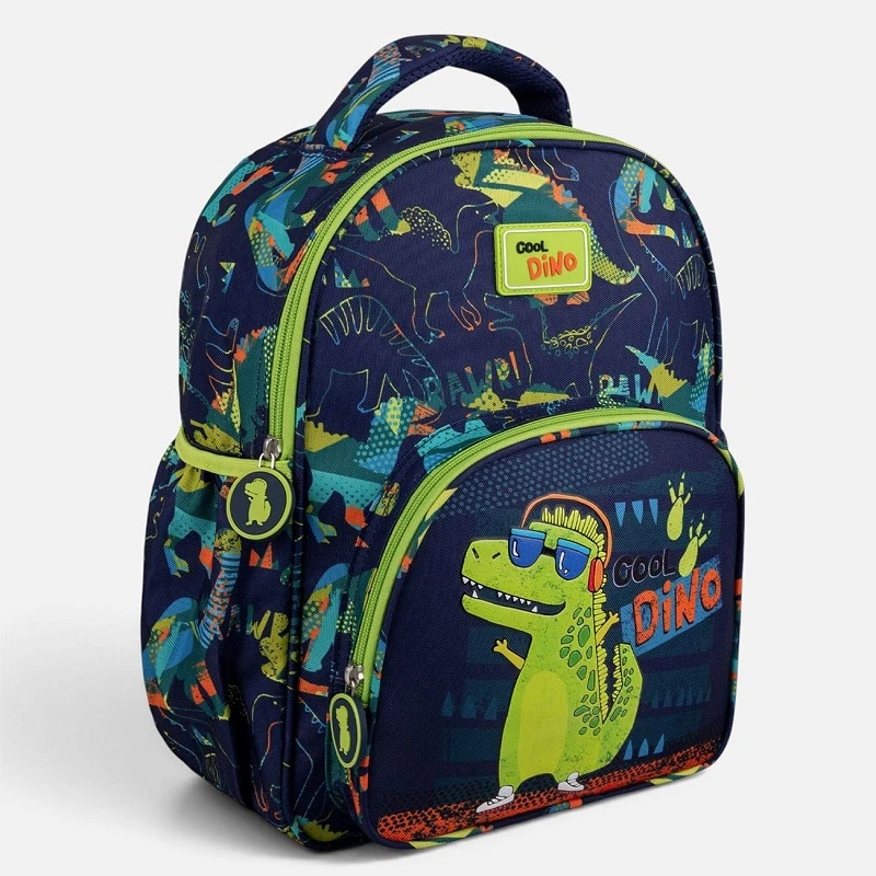 Детска раница Динозаври Cool Dino, Регулируеми презрамки, Страничен джоб