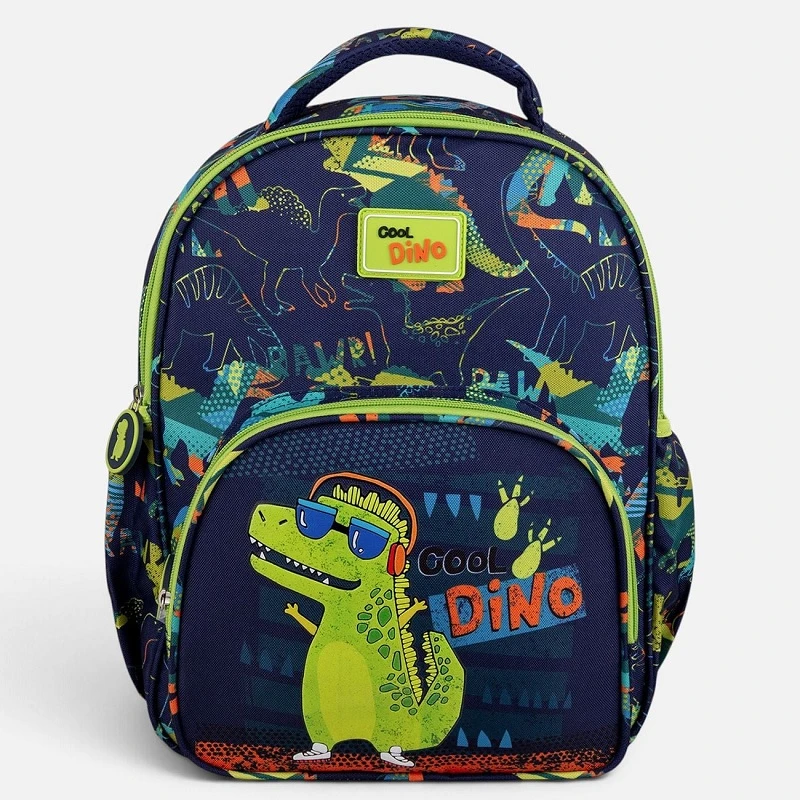 Детска раница Динозаври Cool Dino, Регулируеми презрамки, Страничен джоб