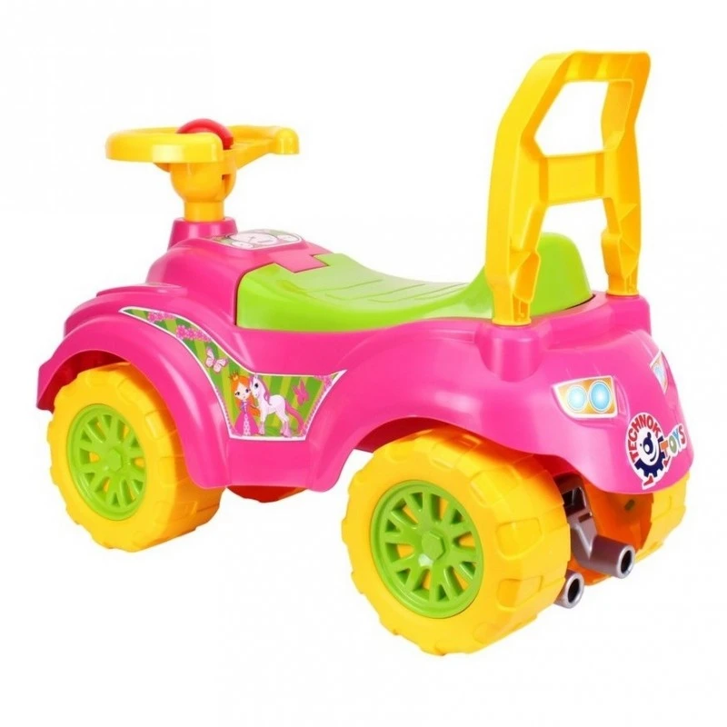 Количка за прохождане Edea Unicorn, С отваряща се седалка, 67х46х29 cm, 1,5+ години, Розова