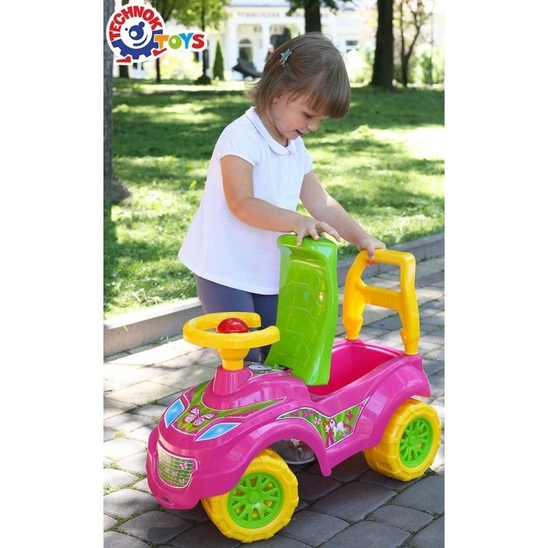 Количка за прохождане Edea Unicorn, С отваряща се седалка, 67х46х29 cm, 1,5+ години, Розова