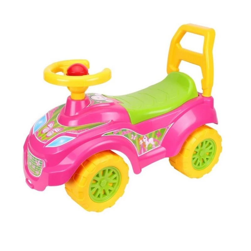 Количка за прохождане Edea Unicorn, С отваряща се седалка, 67х46х29 cm, 1,5+ години, Розова