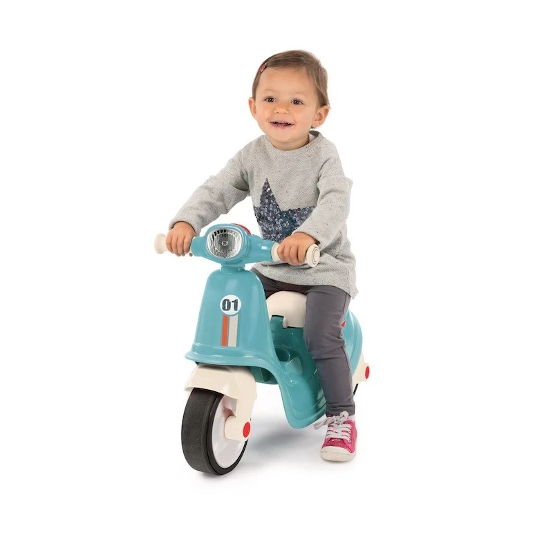 Моторче - скутер за прохождане и баланс Smoby, My first bike, Corolle, 64,5 х 34 х 47,5 см., 2+ години, Син