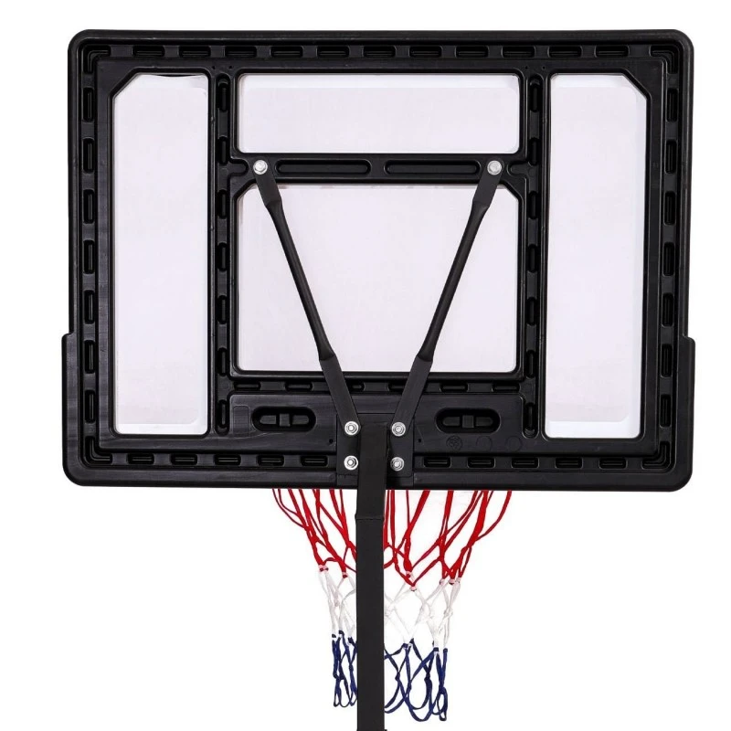 Баскетболен кош с регулируема височина 1,63 -  2,90 м, Метален височина но коша до 2,10 м.