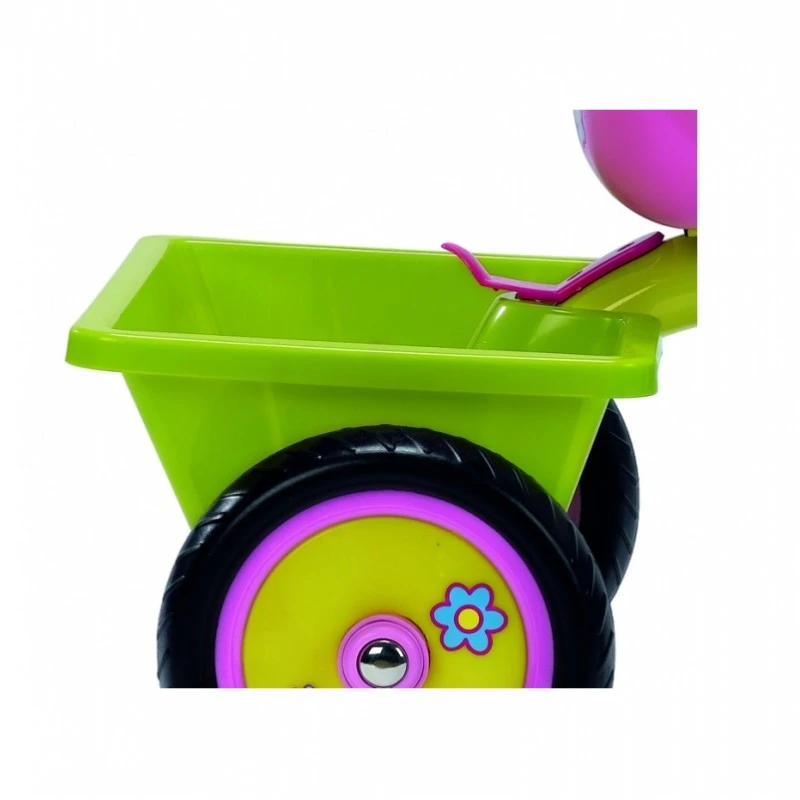 Детска триколка с кош Italtrike BEHAPPY Tricycle, С 3 позиции на седалката, Зелена, 2+ години