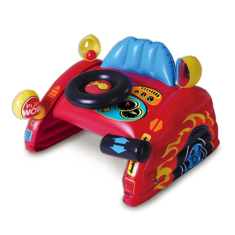 Надуваем Симулатор на кола PLAY WOW, Музика и звуци, Musical Sit-Under Racer, 3116