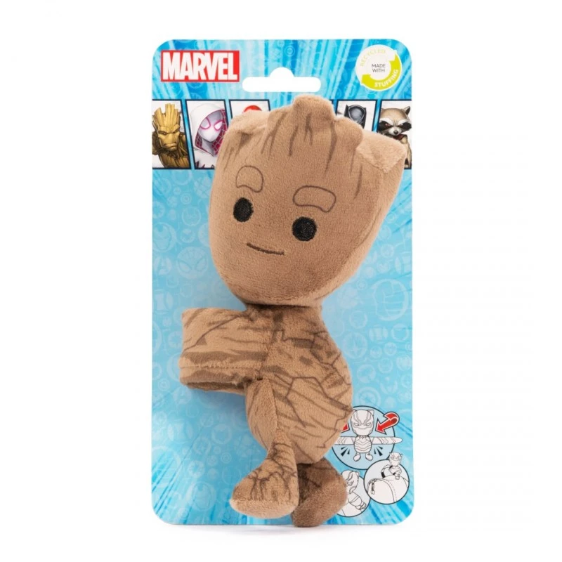 Плюшена играчка Disney Marvel Groot 17cm, С лента за прикрепване, 3+ години