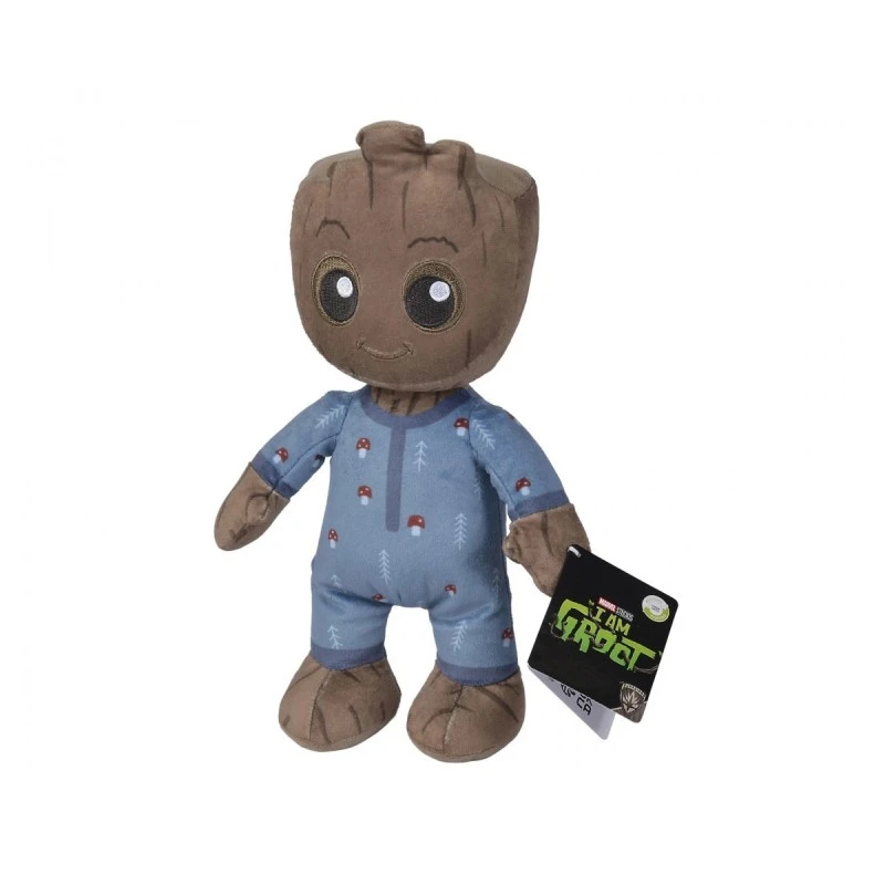 Плюшена играчка Disney Marvel Groot in romper 31 cm, 3+ години