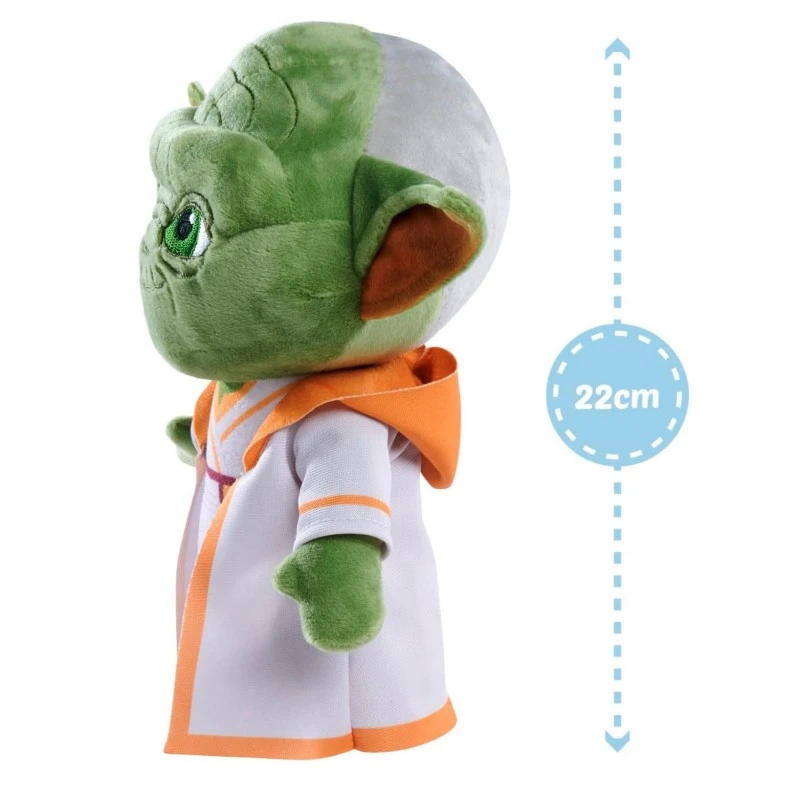 Плюшена играчка Disney Star Wars, Maestro Yoda, 22 cm, 3+ години