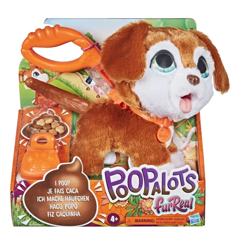 Интерактивна играчка FurReal Poopalots - Кученце, С повод, 3+ години