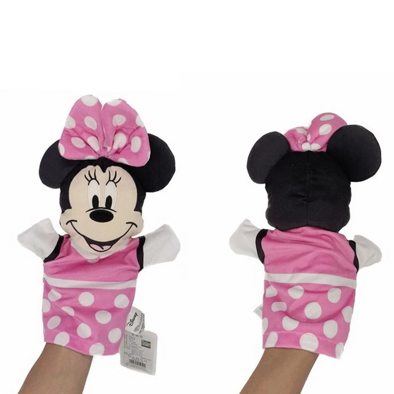 Театрална плюшена кукла Disney Minnie Mouse, За ръка, 25 cm, 3+ години