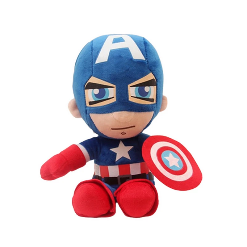 Плюшена играчка Disney Marvel, Avengers Captain America, 25cm, 3+ години