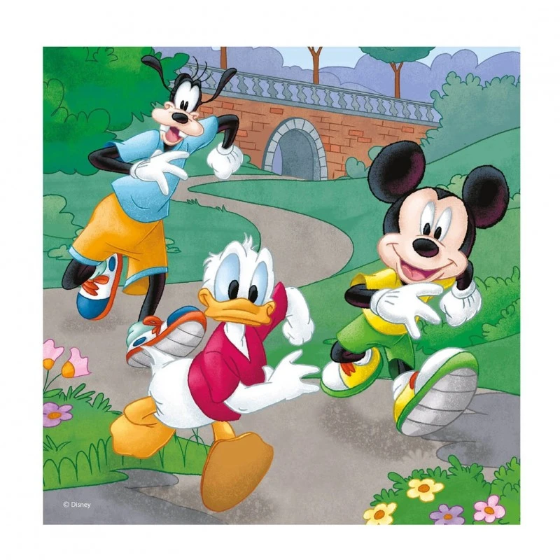 Детски пъзел 3 x 1 Disney Mickey Clubhouse, 3x55 части, 4+ години