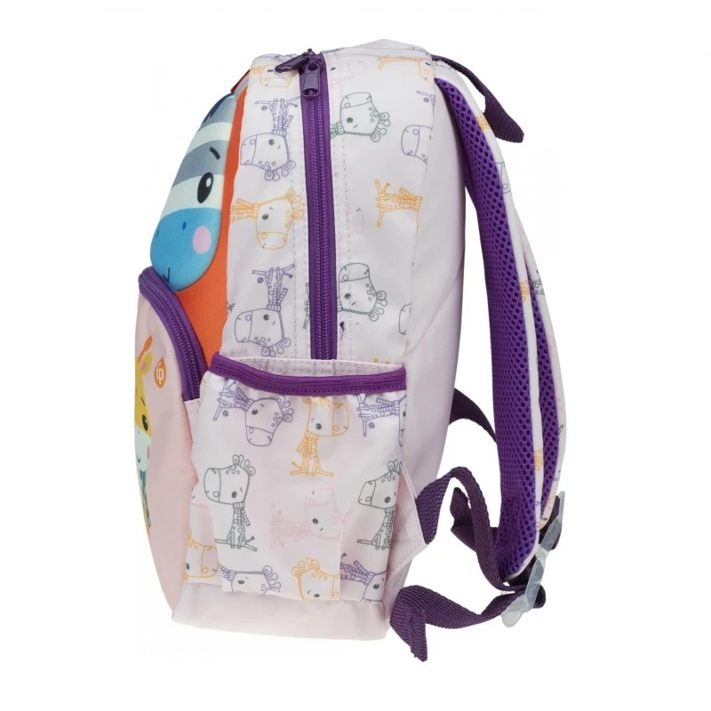 Детска раница 3D Зебра (30х25х15), Регулируеми презрамки, Fisher Price Backpack Happy Day, 3+ години