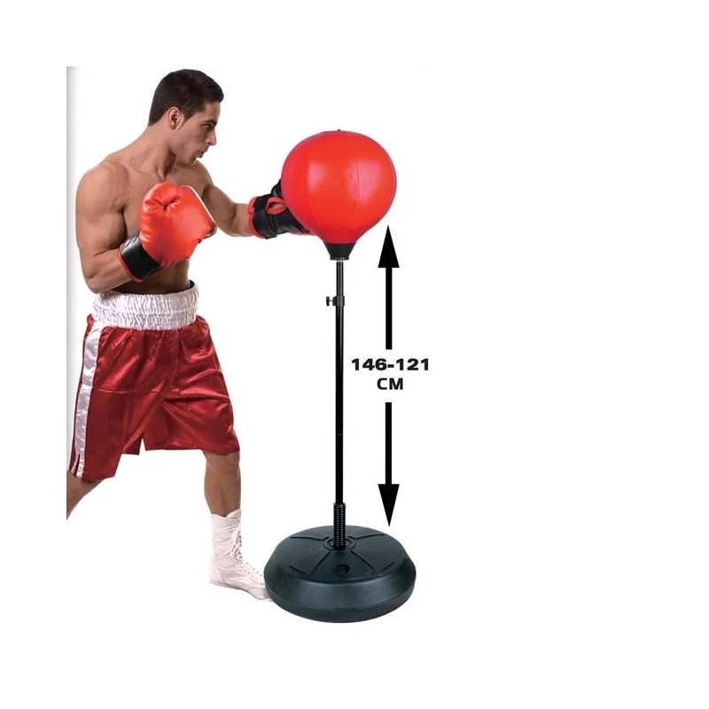 Боксова круша с ръкавици, Boxing  Championship, Регулируема височина 121 - 146 см