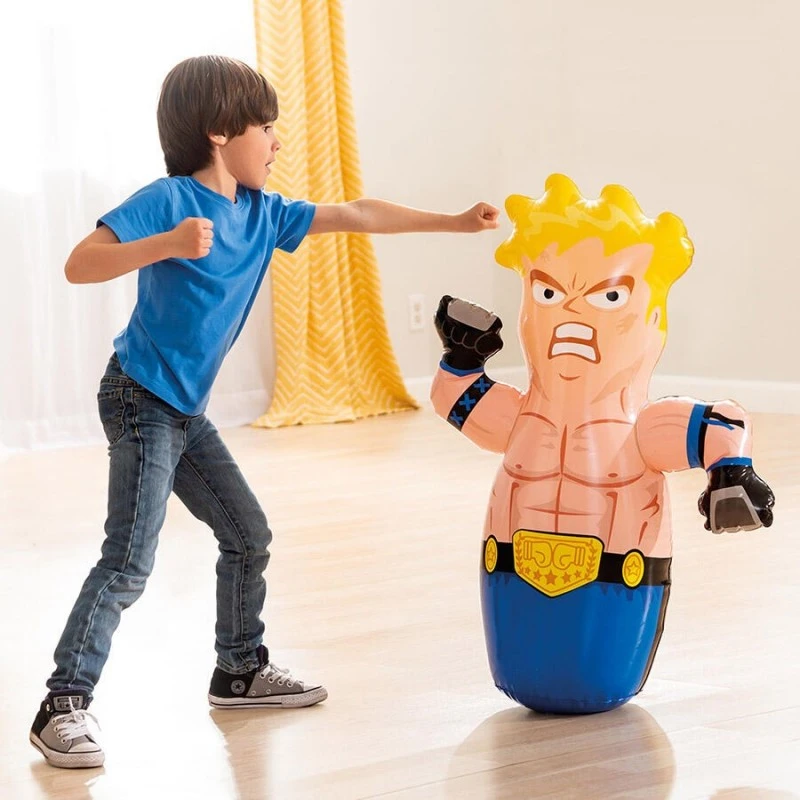 Надуваема боксова круша Intex Boxer, 91x51 cm, Син